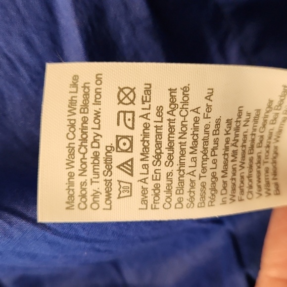 J.Crew Factory Smocked Tiered Mini Skirt Blue Size XS NWT - Picture 10 of 11